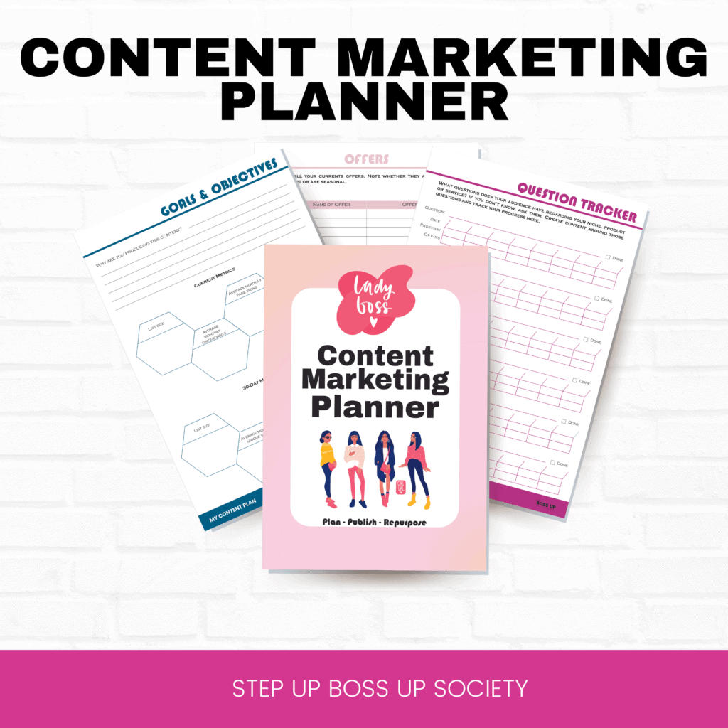 content marketing planner