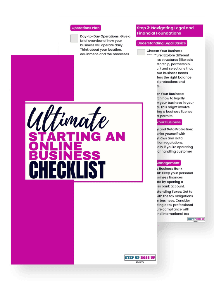 online business checklist