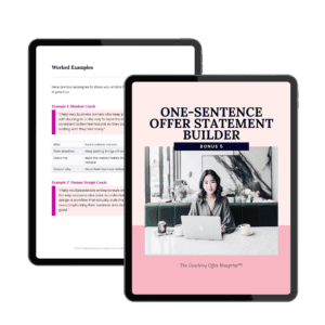 The Coaching Offer Blueprint OTO 9