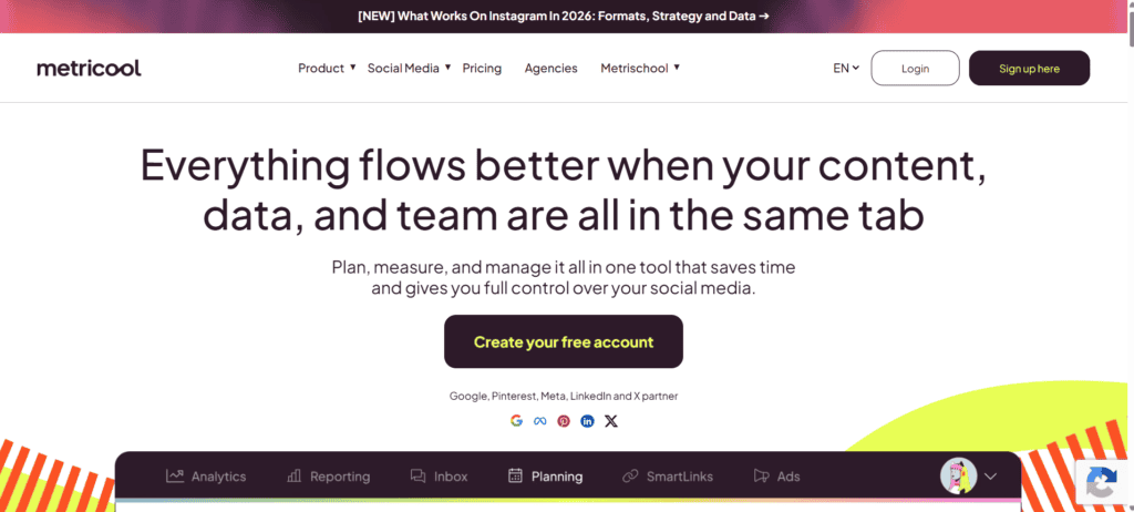 metricool review: social media reporting
